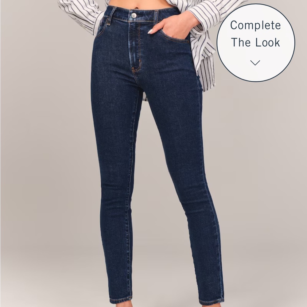 Abercrombie & Fitch Dark Wash Skinny Jeans